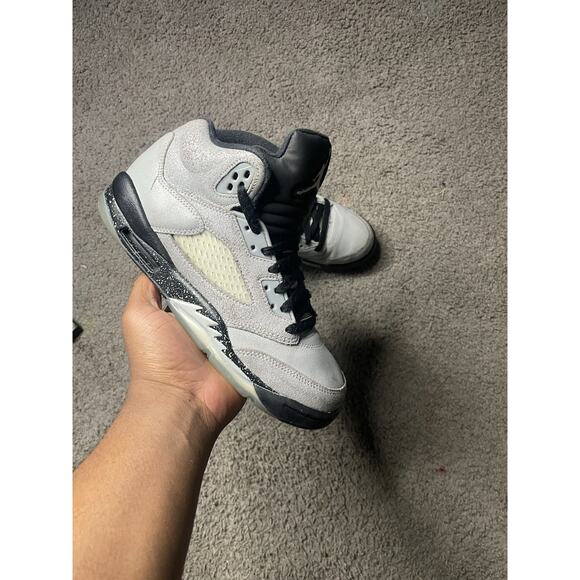 Size 6y- Air Jordan 5 V Retro GG Wolf Grey Black 440892-008 - Picture 1 of 6